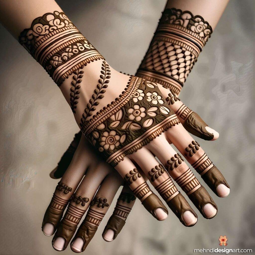 31+ Elegant Wedding Dulhan Mehndi Design for a Gorgeous Bridal Look 22
