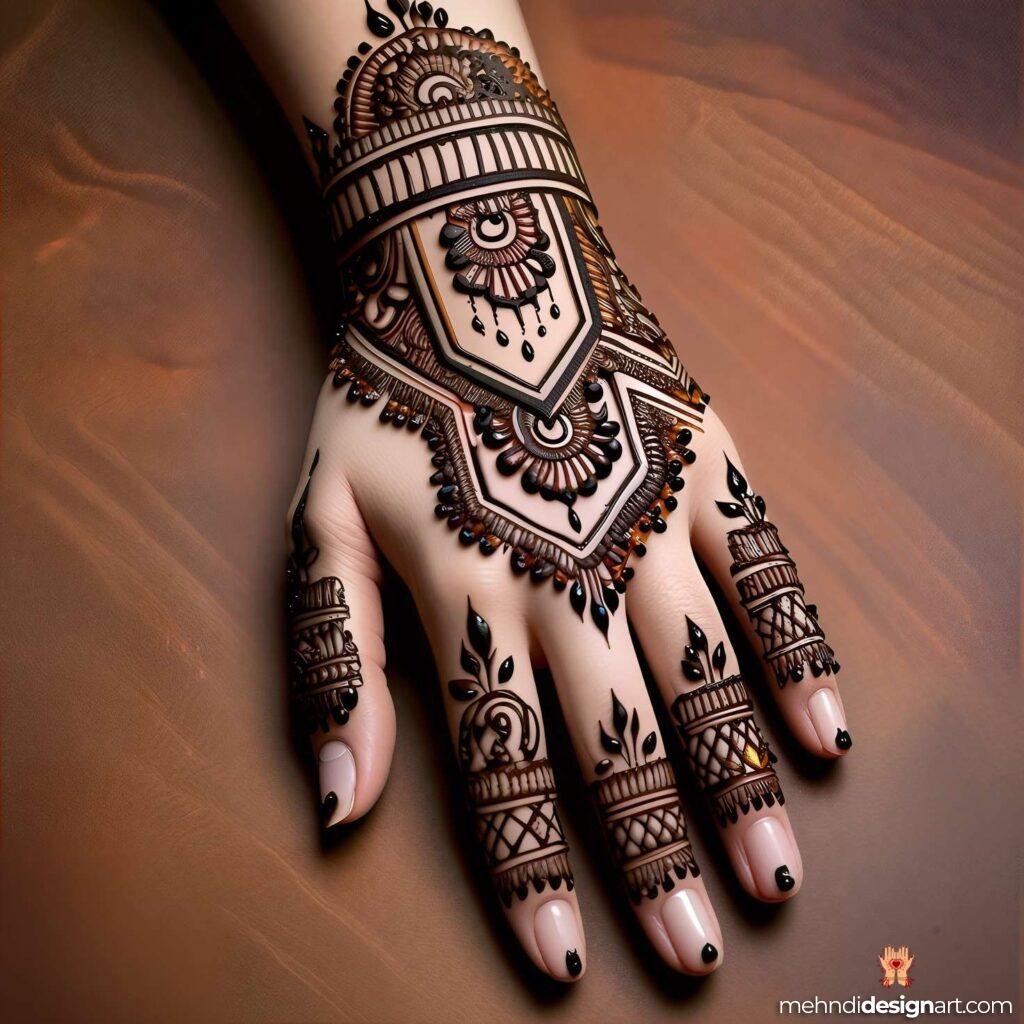 31+ Elegant Wedding Dulhan Mehndi Design for a Gorgeous Bridal Look 24