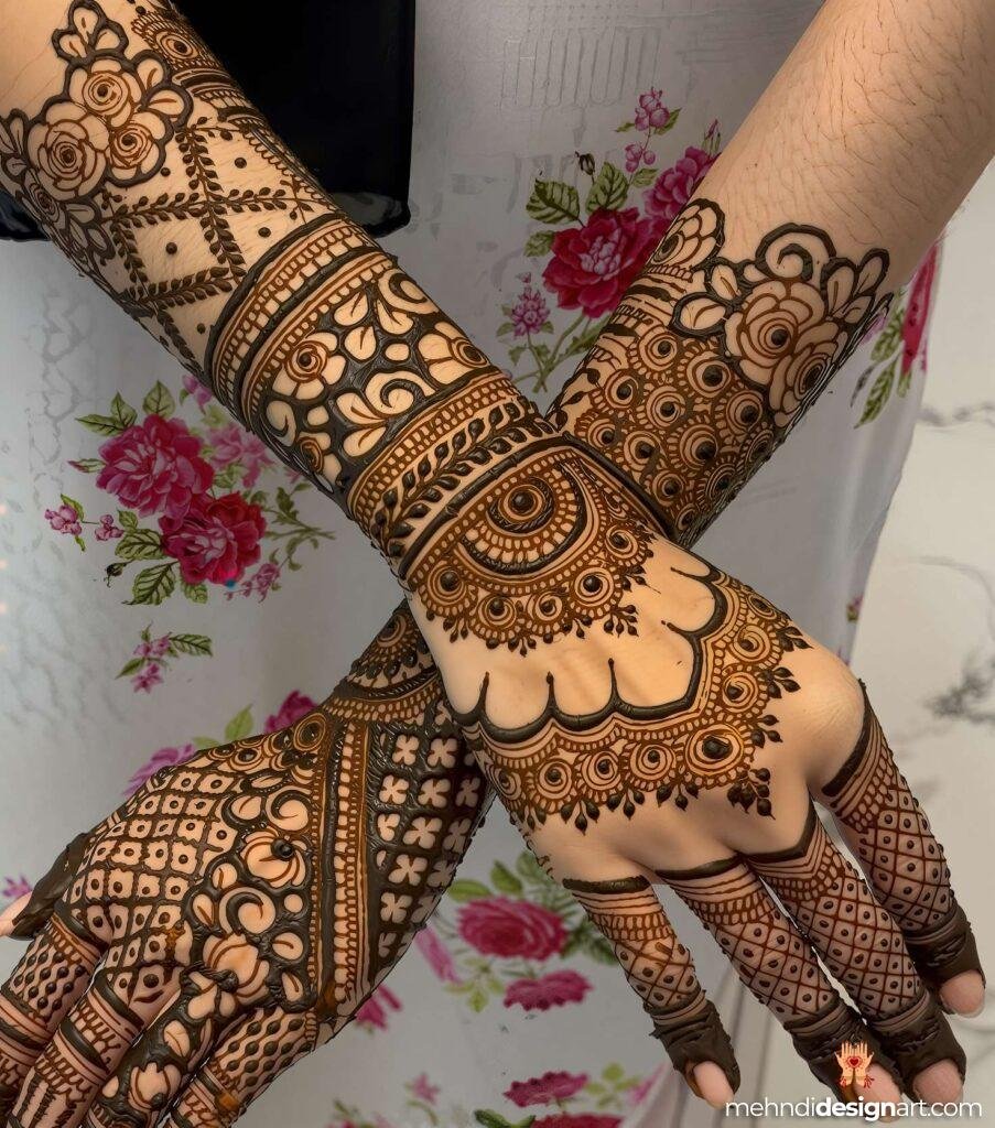 31+ Elegant Wedding Dulhan Mehndi Design for a Gorgeous Bridal Look 32