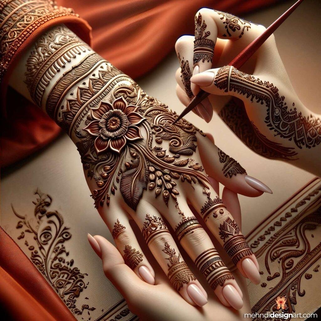 31+ Elegant Wedding Dulhan Mehndi Design for a Gorgeous Bridal Look 11