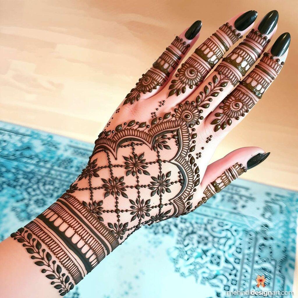 31+ Elegant Wedding Dulhan Mehndi Design for a Gorgeous Bridal Look 8