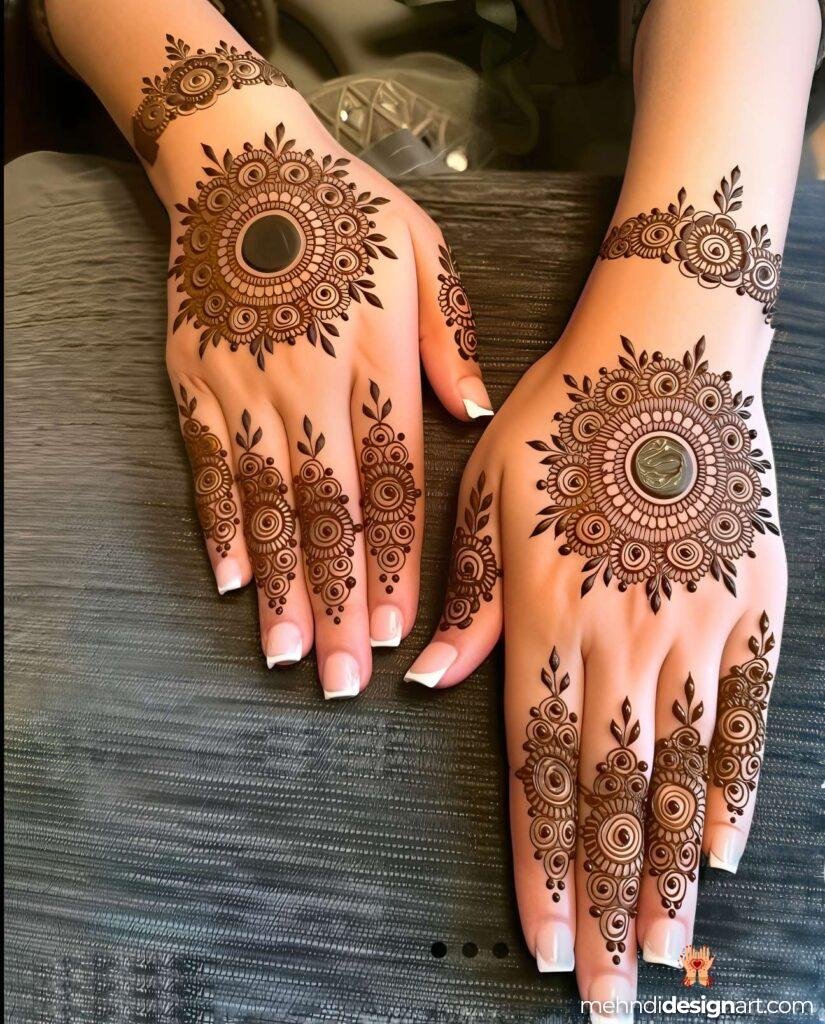 31+ Elegant Wedding Dulhan Mehndi Design for a Gorgeous Bridal Look 7