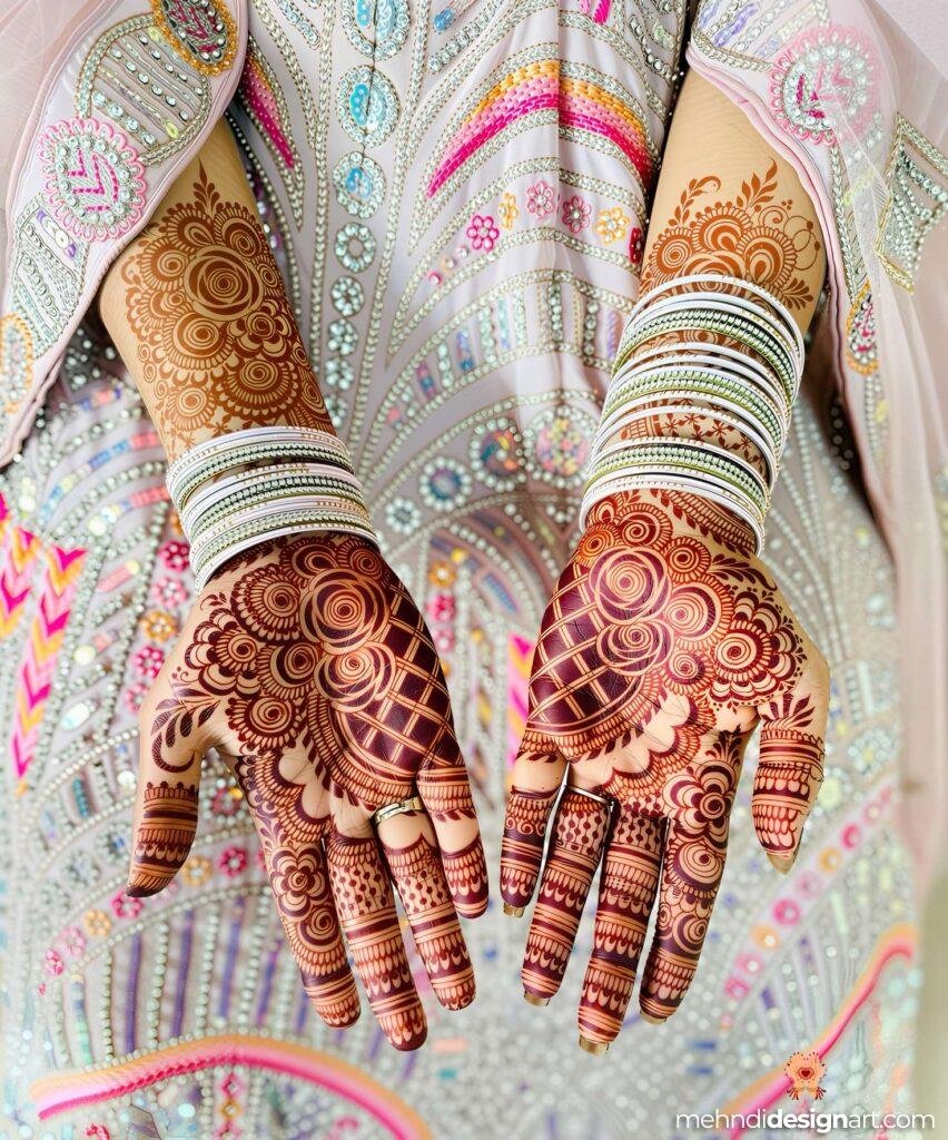 31+ Elegant Wedding Dulhan Mehndi Design for a Gorgeous Bridal Look 9