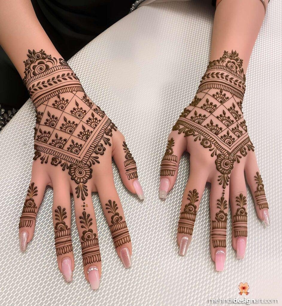 20+ Easy and Beautiful Mehndi Designs for Beginners 11