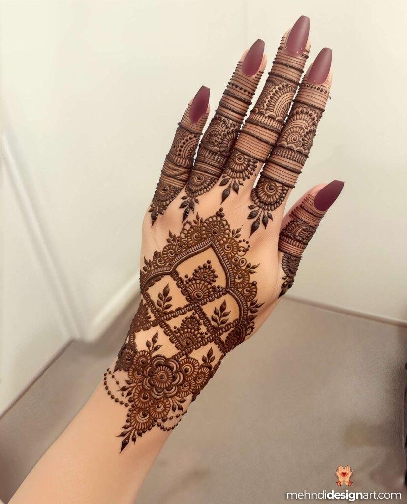 20+ Easy and Beautiful Mehndi Designs for Beginners 12