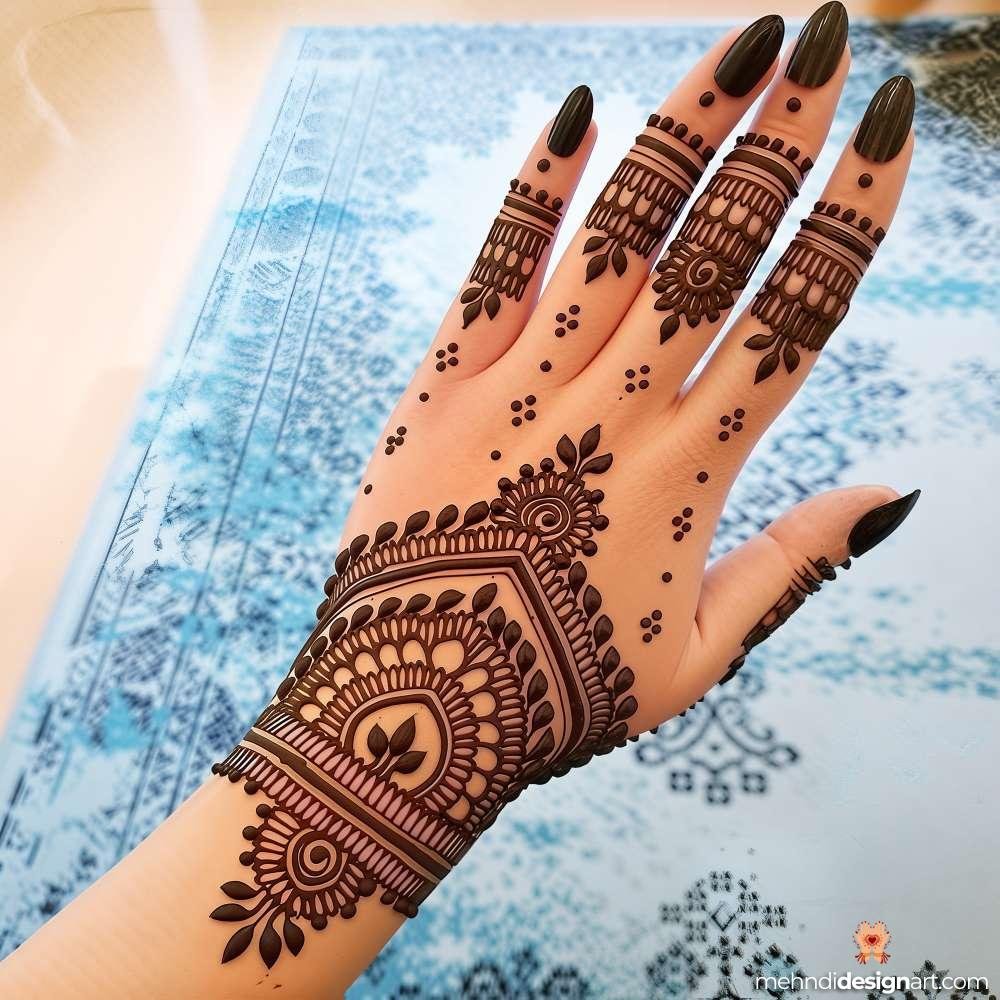 20+ Easy and Beautiful Mehndi Designs for Beginners 15