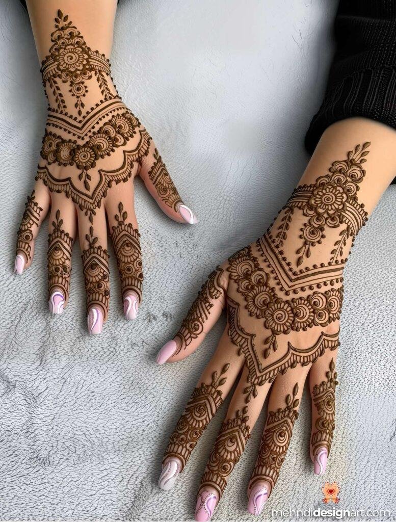 20+ Easy and Beautiful Mehndi Designs for Beginners 15