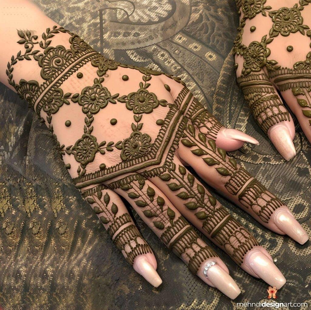 20+ Easy and Beautiful Mehndi Designs for Beginners 16