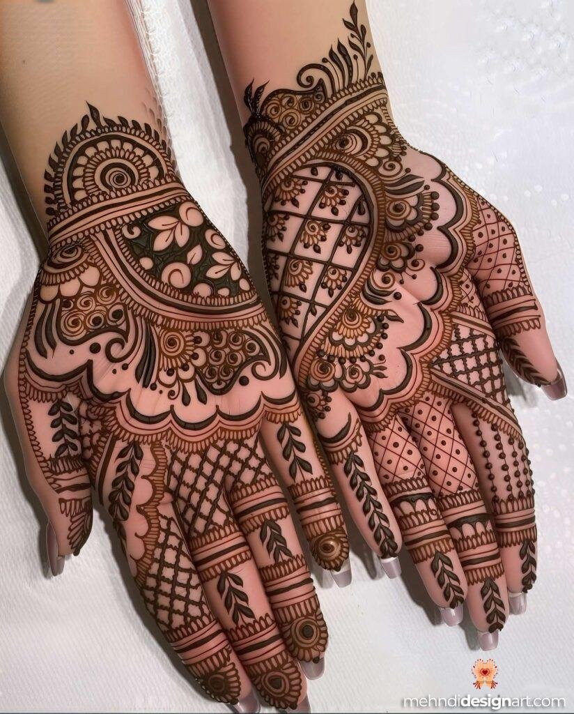 20+ Easy and Beautiful Mehndi Designs for Beginners 21