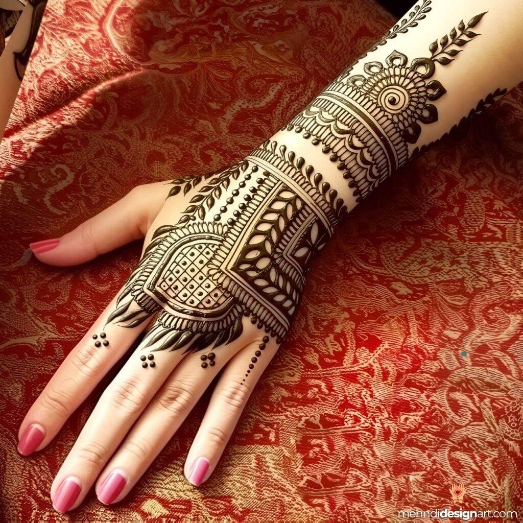 20+ Easy and Beautiful Mehndi Designs for Beginners 23