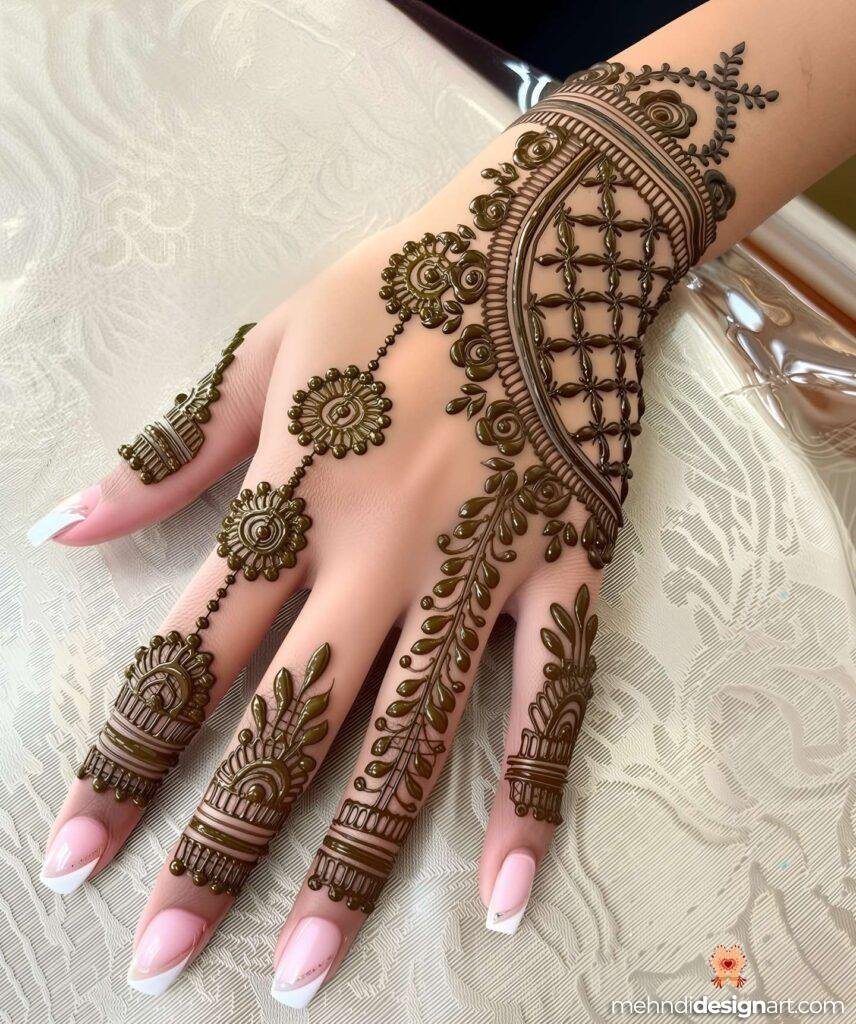 20+ Easy and Beautiful Mehndi Designs for Beginners 6
