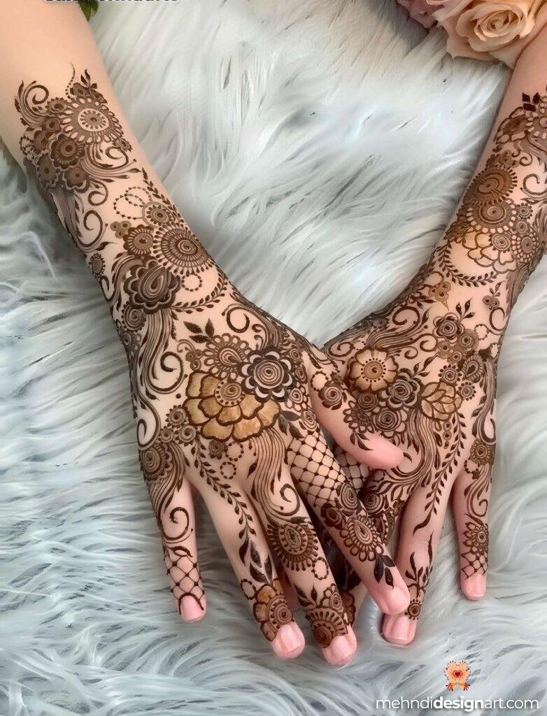 20+ Easy and Beautiful Mehndi Designs for Beginners 7