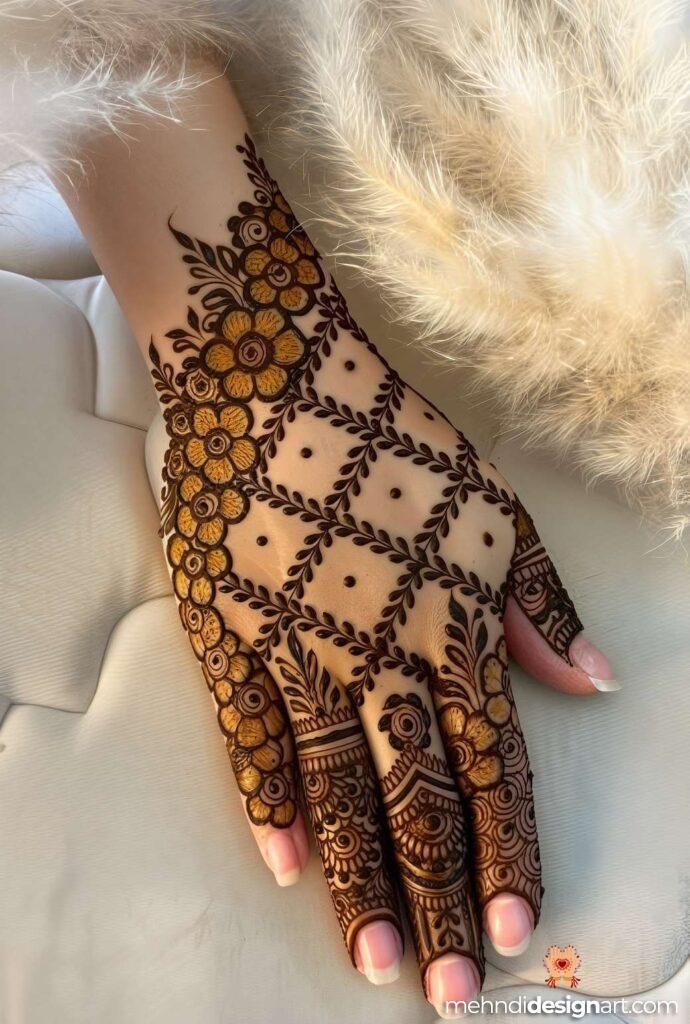 70+ Mehndi Designs for Eid: Celebrate with Style and Grace 14