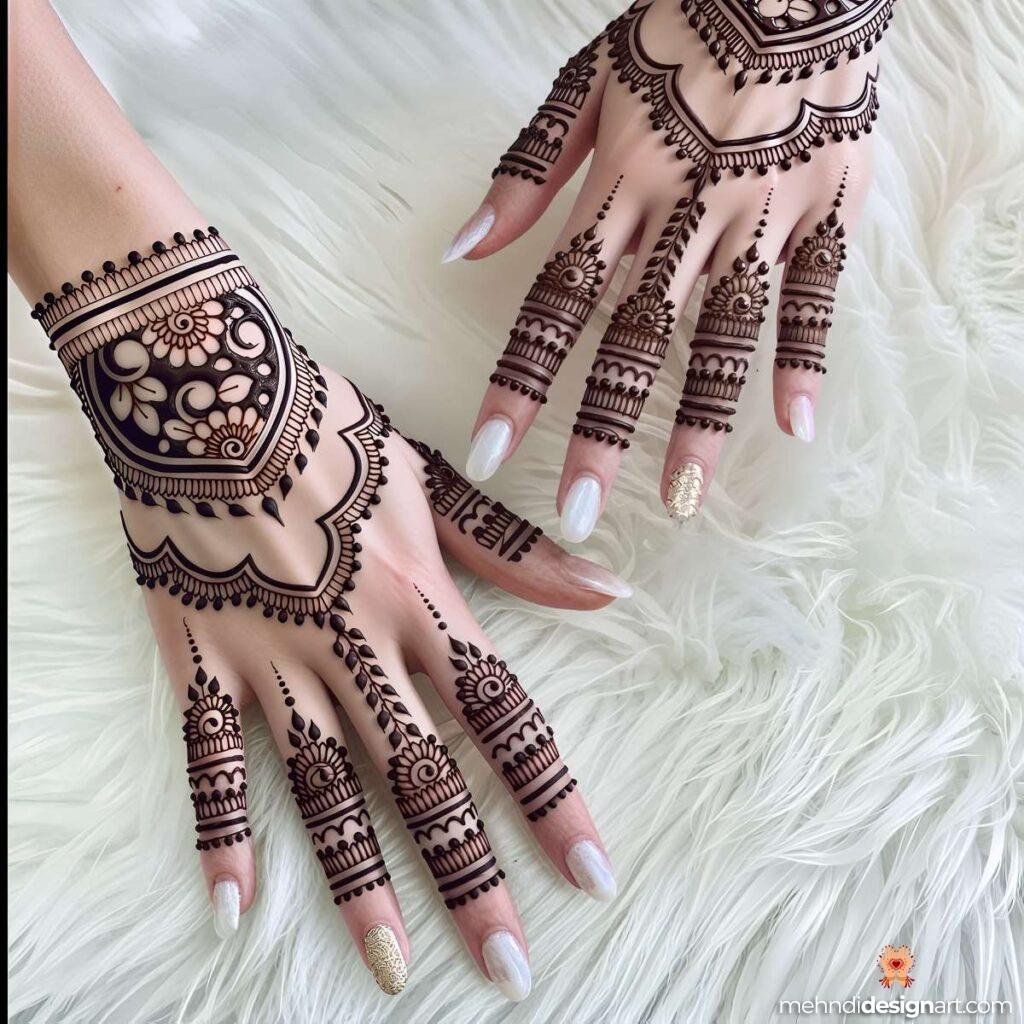 70+ Mehndi Designs for Eid: Celebrate with Style and Grace 17