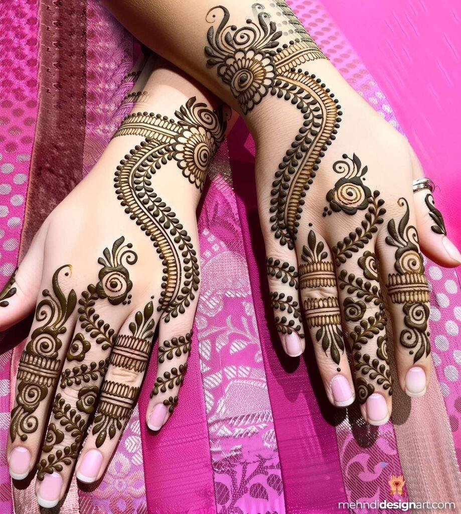 70+ Mehndi Designs for Eid: Celebrate with Style and Grace 29