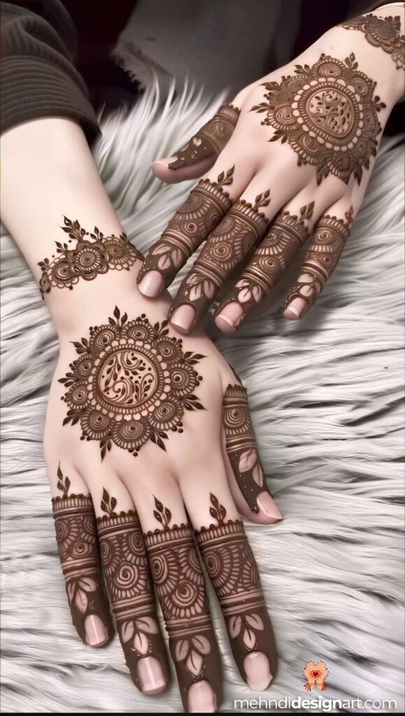 70+ Mehndi Designs for Eid: Celebrate with Style and Grace 28