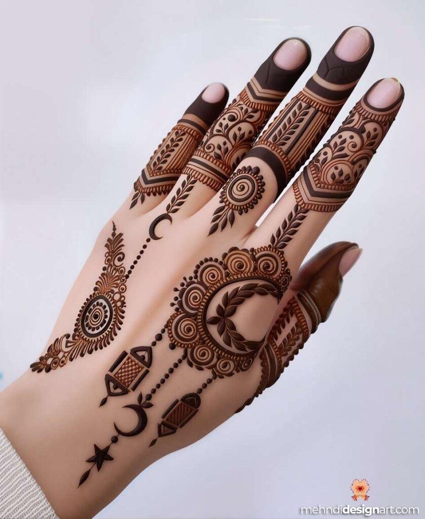 70+ Mehndi Designs for Eid: Celebrate with Style and Grace 33
