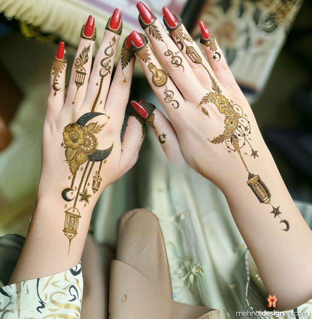 70+ Mehndi Designs for Eid: Celebrate with Style and Grace 37