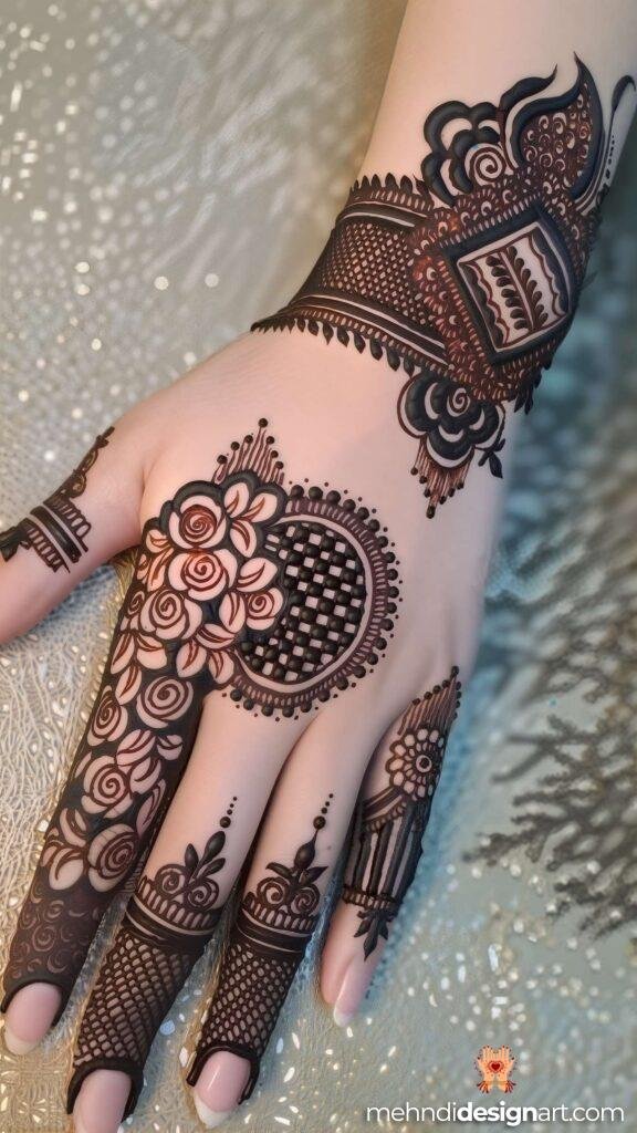 70+ Mehndi Designs for Eid: Celebrate with Style and Grace 41