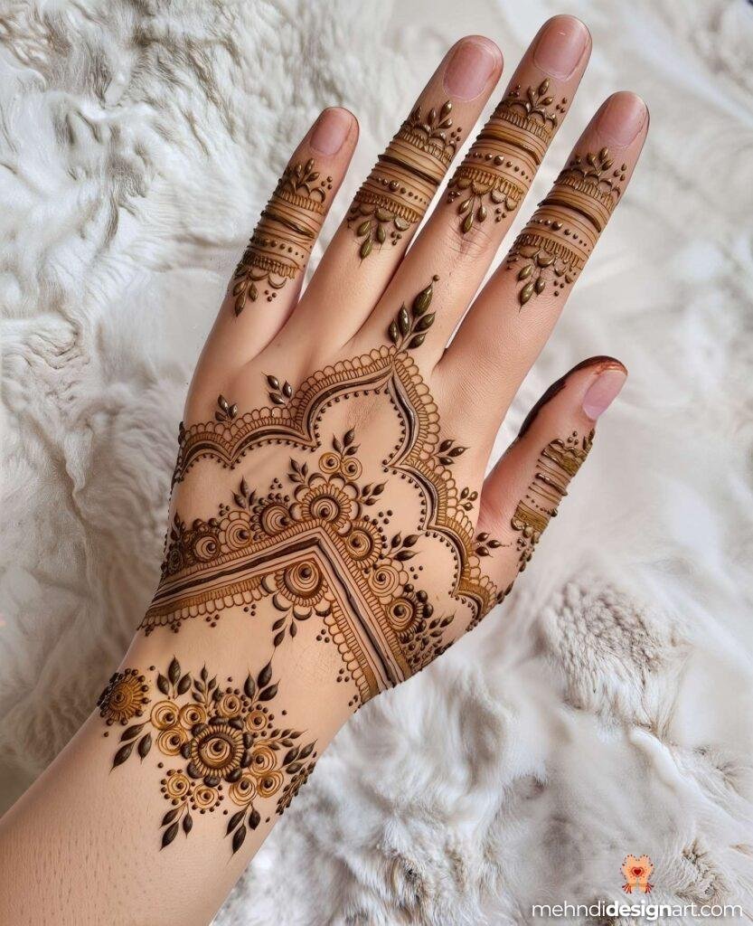 70+ Mehndi Designs for Eid: Celebrate with Style and Grace 7