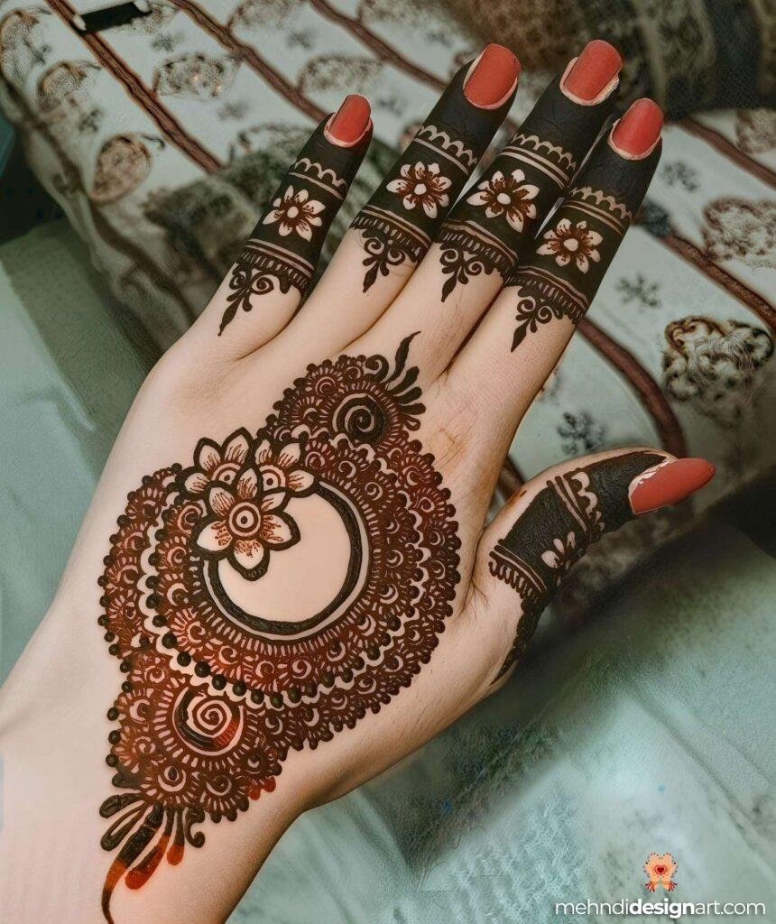 70+ Mehndi Designs for Eid: Celebrate with Style and Grace 43