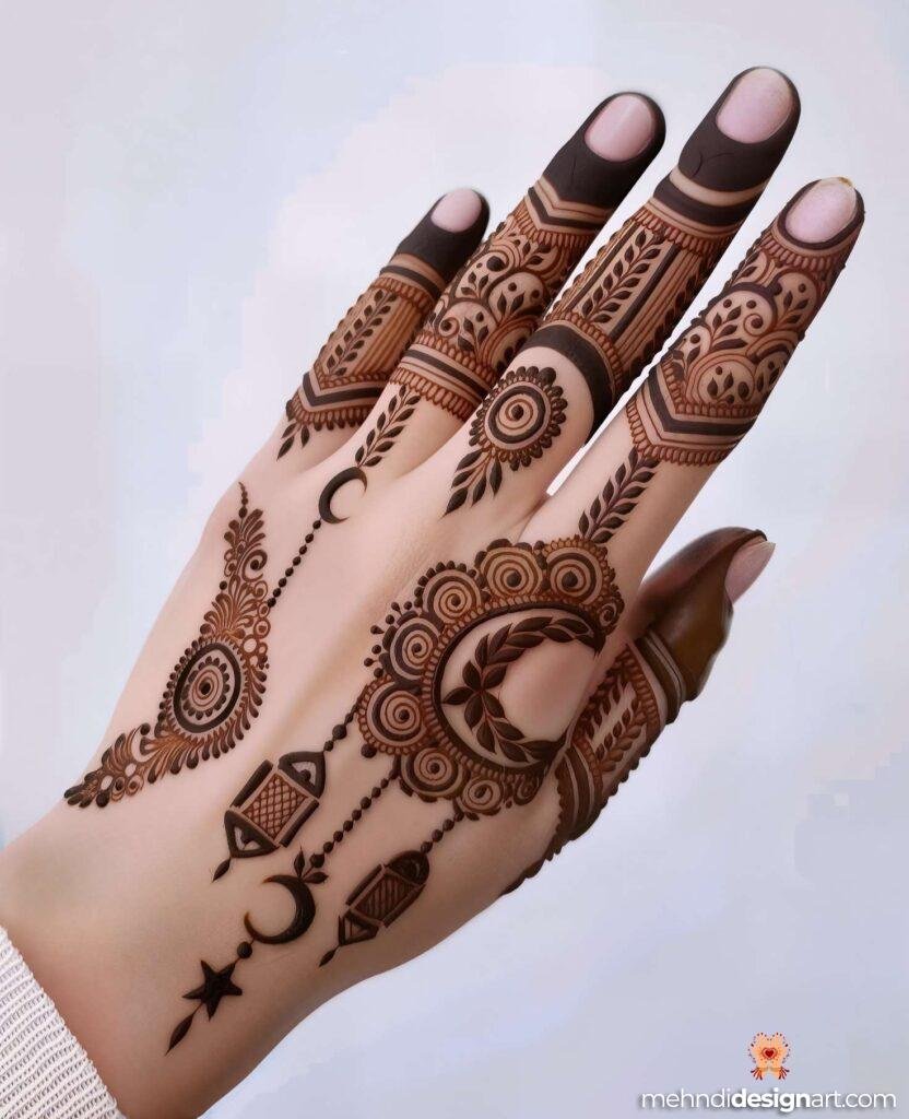 70+ Mehndi Designs for Eid: Celebrate with Style and Grace 44