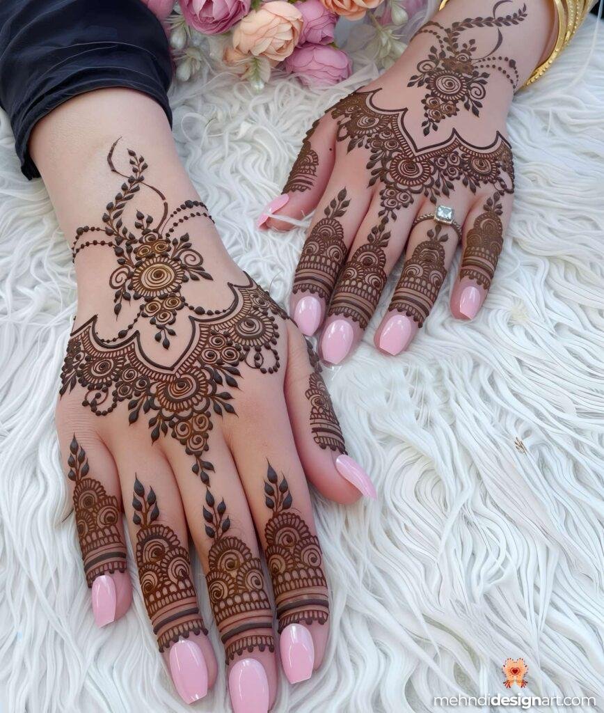 70+ Mehndi Designs for Eid: Celebrate with Style and Grace 45