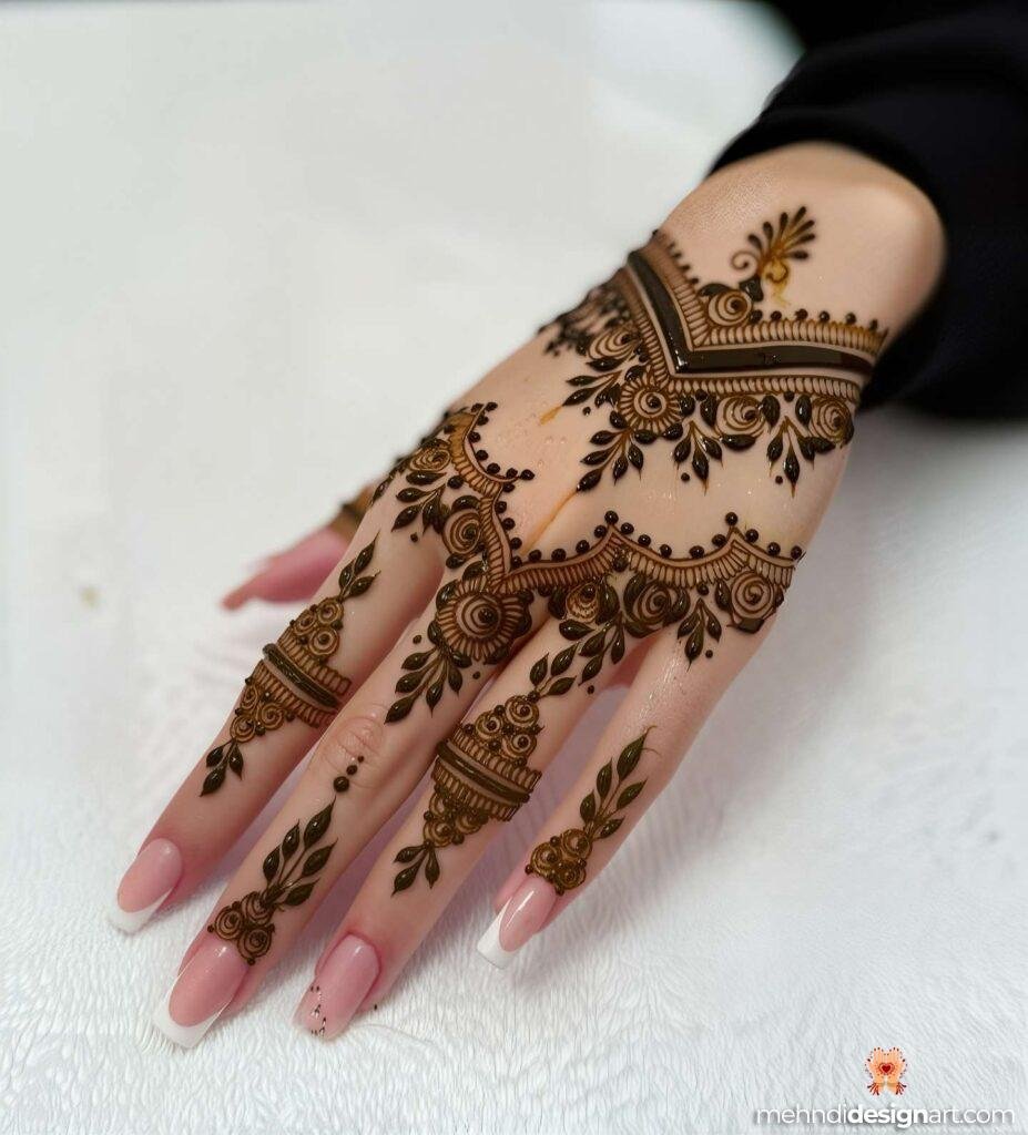 70+ Mehndi Designs for Eid: Celebrate with Style and Grace 49