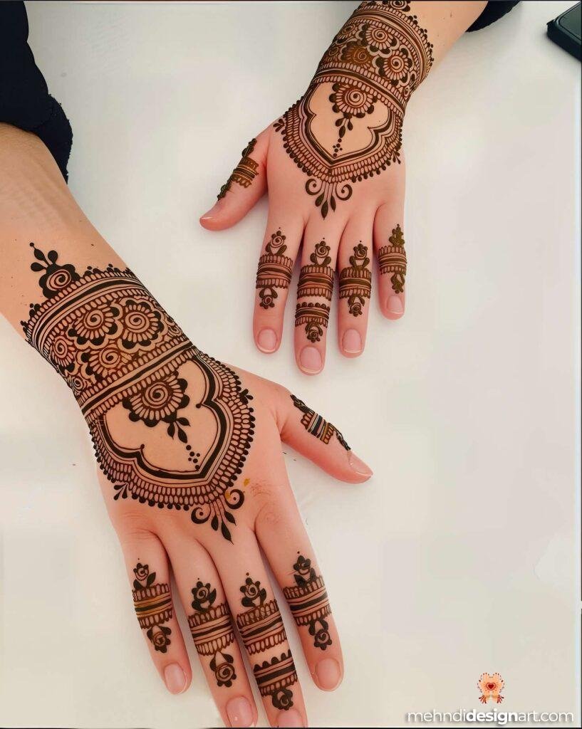 70+ Mehndi Designs for Eid: Celebrate with Style and Grace 50