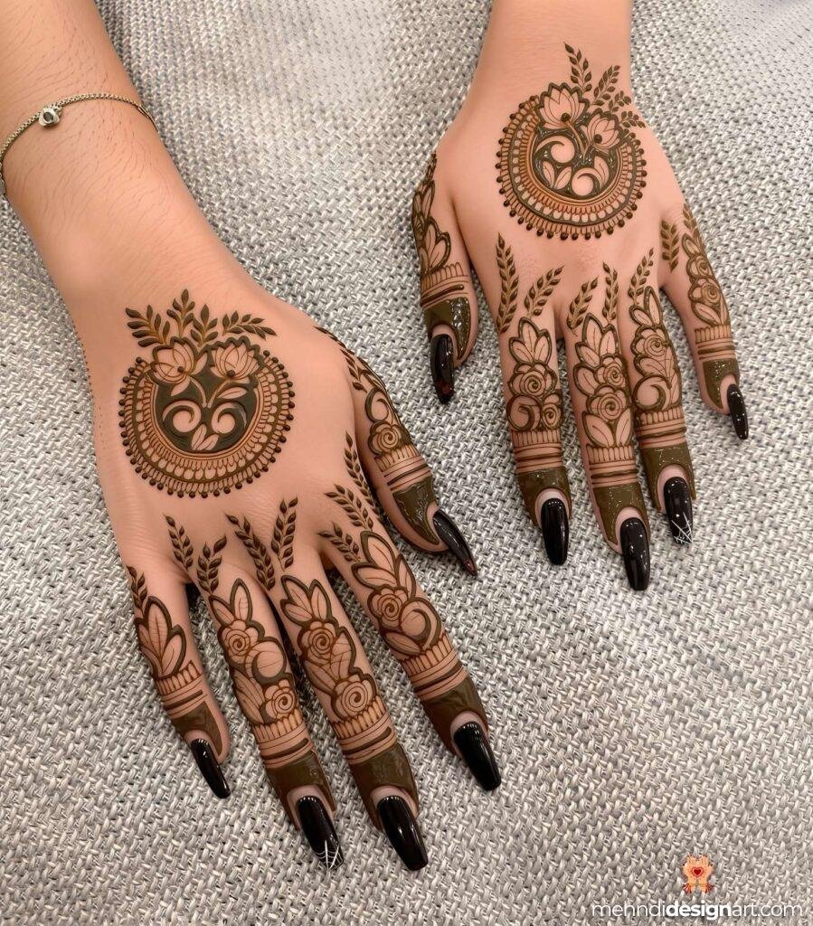 70+ Mehndi Designs for Eid: Celebrate with Style and Grace 53