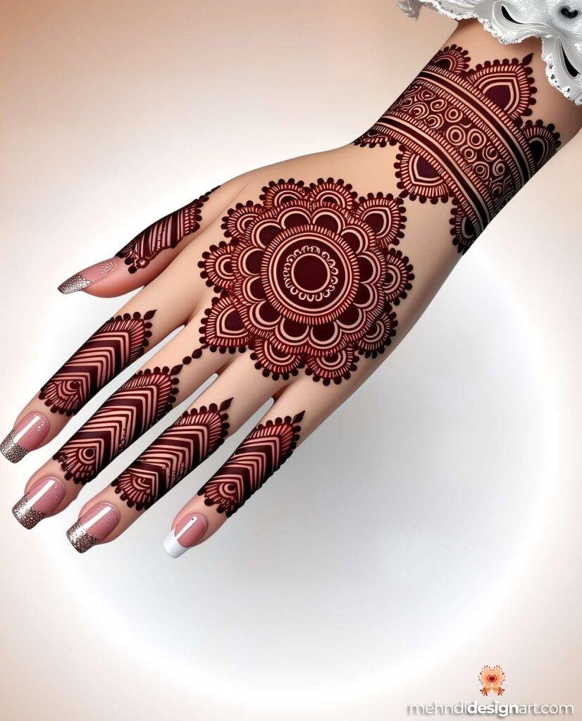 70+ Mehndi Designs for Eid: Celebrate with Style and Grace 55