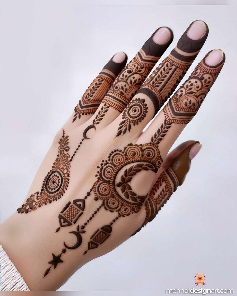 70+ Mehndi Designs for Eid: Celebrate with Style and Grace 56
