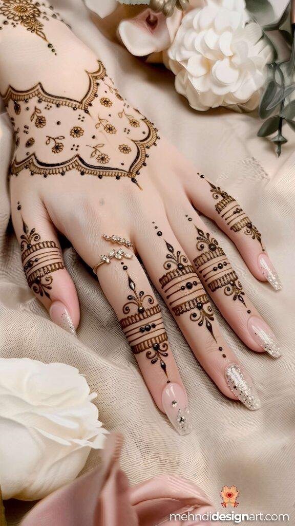 70+ Mehndi Designs for Eid: Celebrate with Style and Grace 58