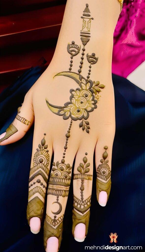 70+ Mehndi Designs for Eid: Celebrate with Style and Grace 61