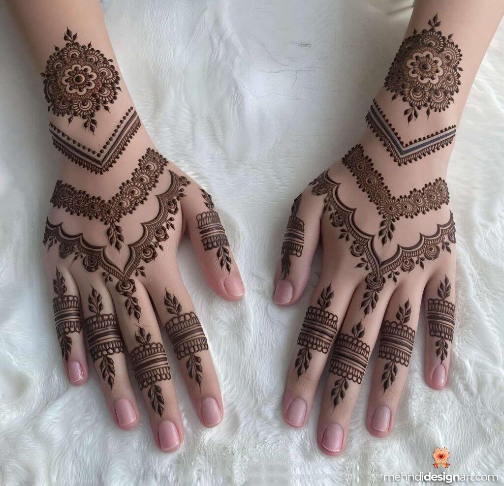 70+ Mehndi Designs for Eid: Celebrate with Style and Grace 62