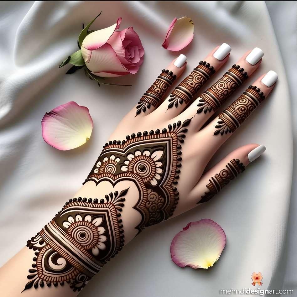 70+ Mehndi Designs for Eid: Celebrate with Style and Grace 63