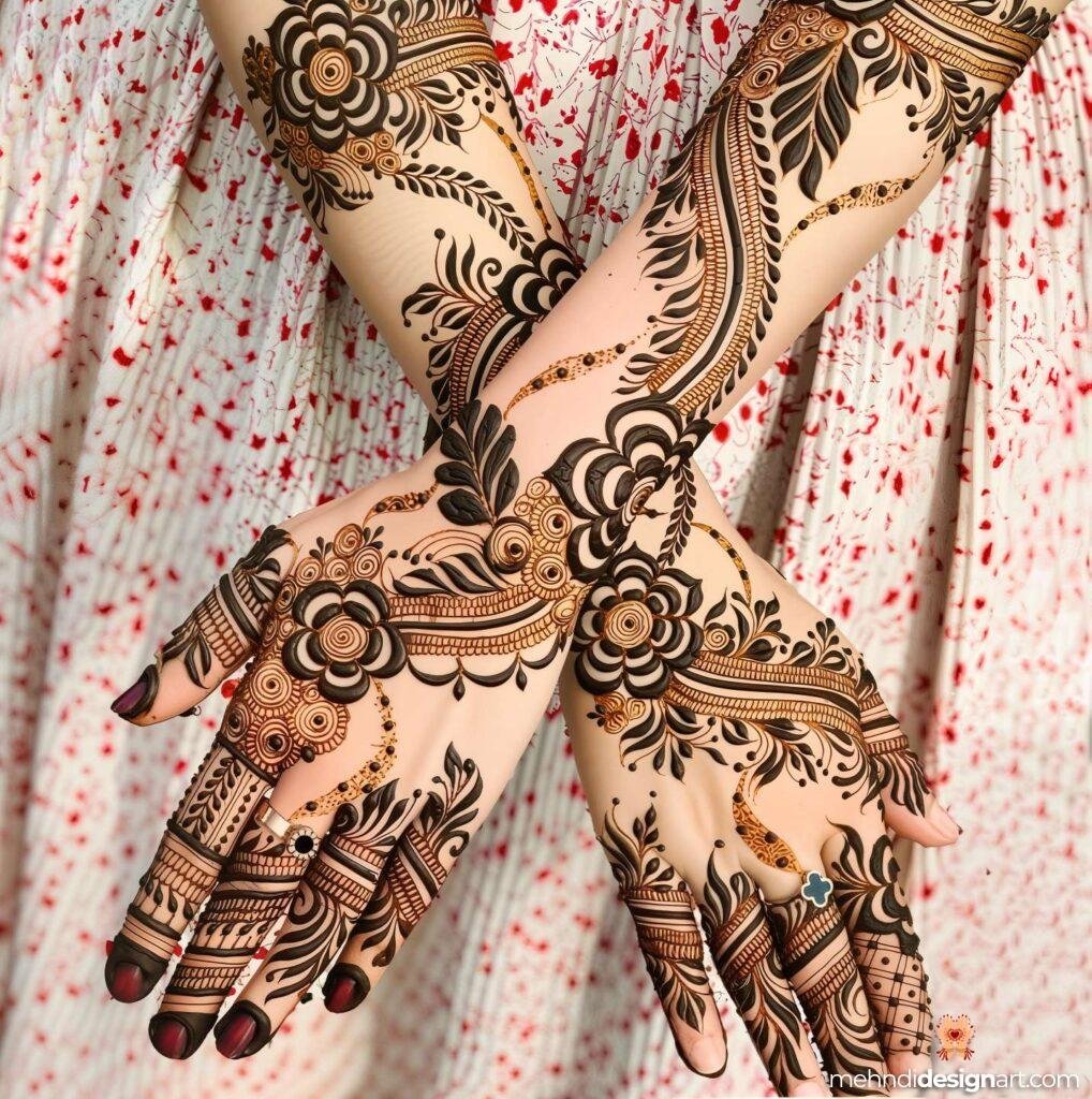 70+ Mehndi Designs for Eid: Celebrate with Style and Grace 64