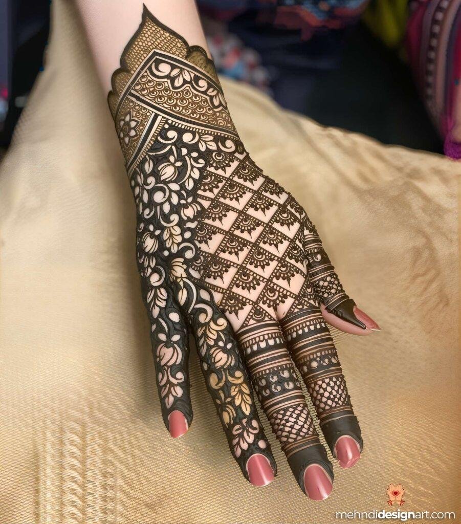 70+ Stylish Mehndi Design Back Hand: Elegant and Trendy Designs 16