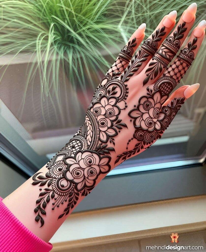 70+ Stylish Mehndi Design Back Hand: Elegant and Trendy Designs 18