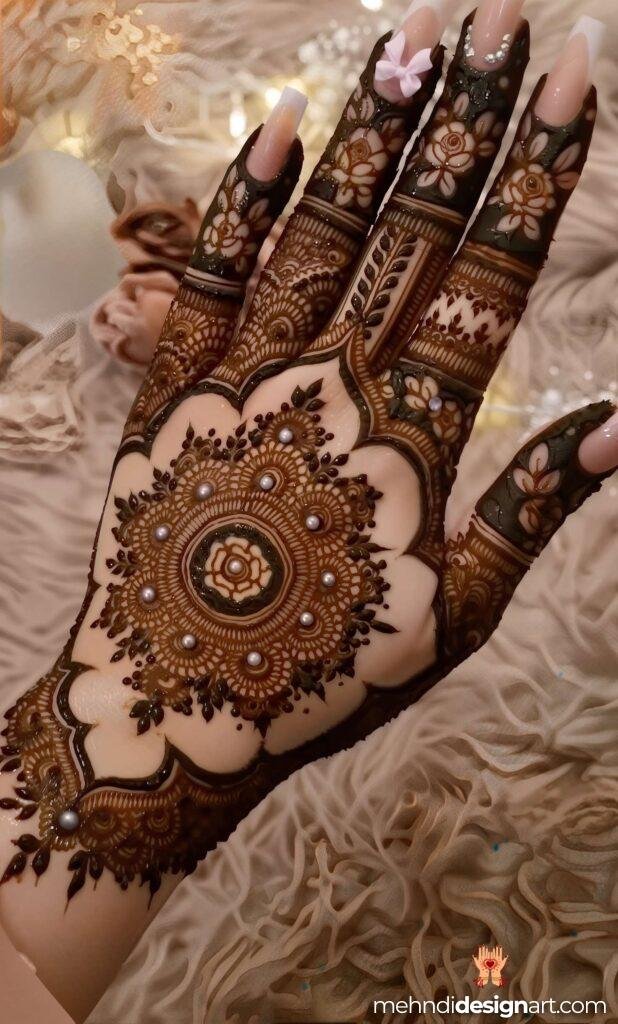 70+ Stylish Mehndi Design Back Hand: Elegant and Trendy Designs 17