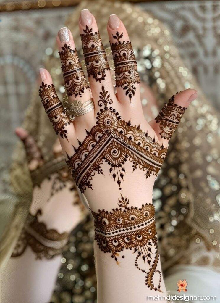 70+ Stylish Mehndi Design Back Hand: Elegant and Trendy Designs 19