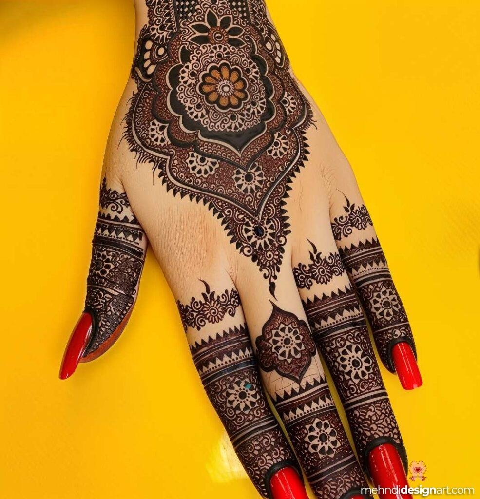 70+ Stylish Mehndi Design Back Hand: Elegant and Trendy Designs 5