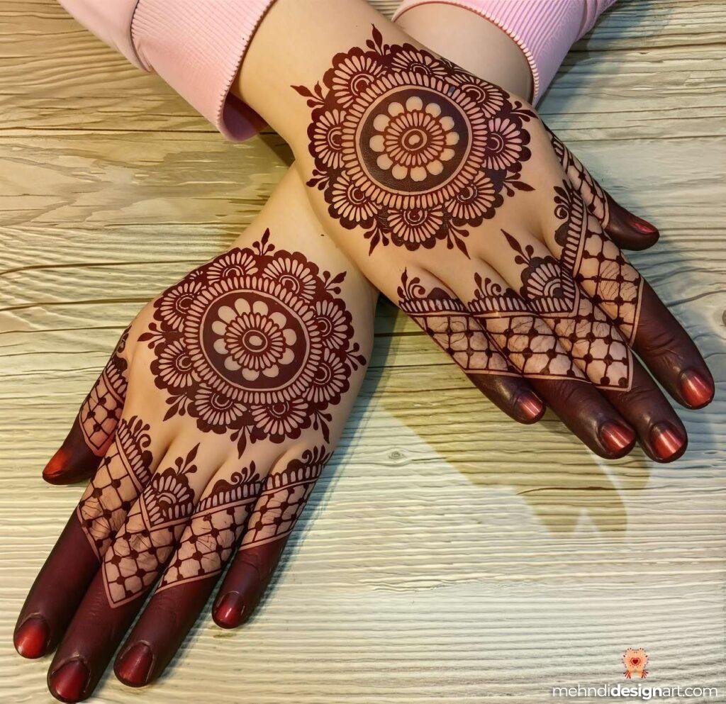 70+ Stylish Mehndi Design Back Hand: Elegant and Trendy Designs 22