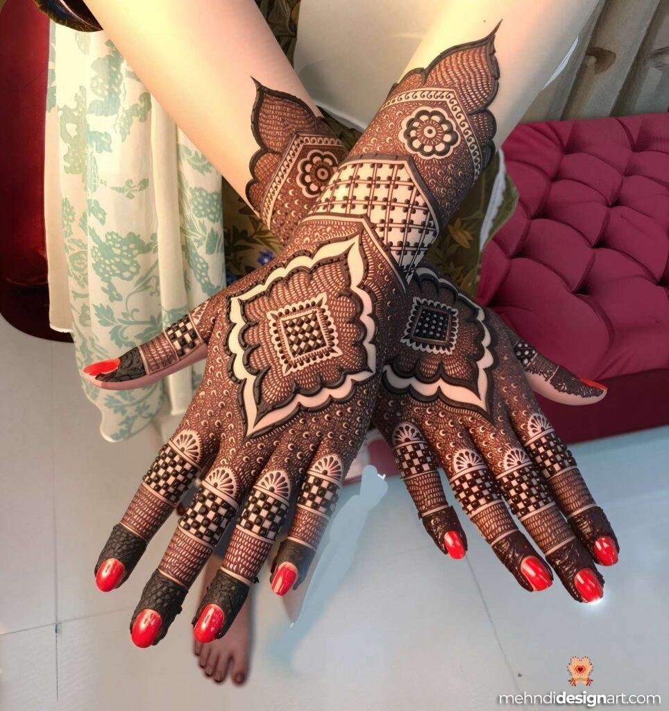 70+ Stylish Mehndi Design Back Hand: Elegant and Trendy Designs 24