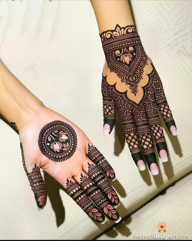 70+ Stylish Mehndi Design Back Hand: Elegant and Trendy Designs 25