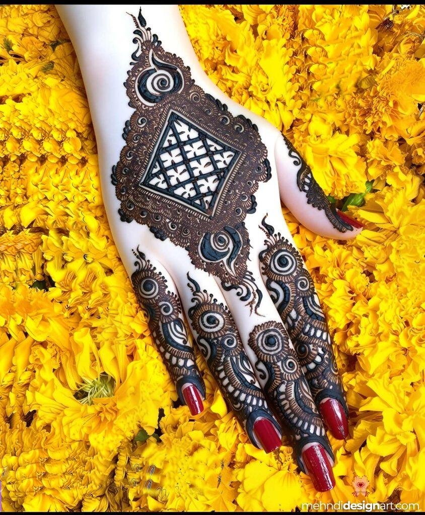 70+ Stylish Mehndi Design Back Hand: Elegant and Trendy Designs 31