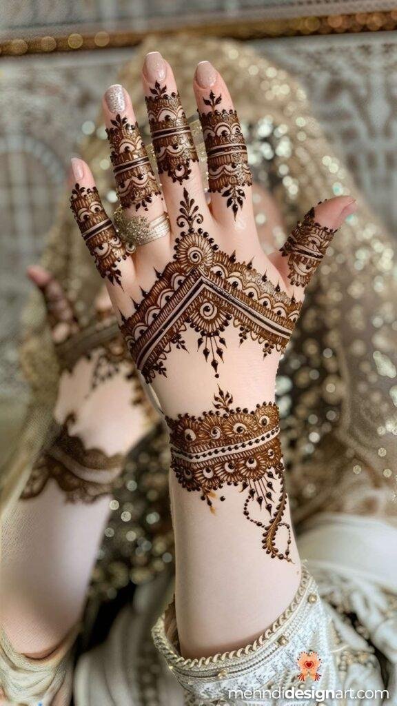 70+ Stylish Mehndi Design Back Hand: Elegant and Trendy Designs 36
