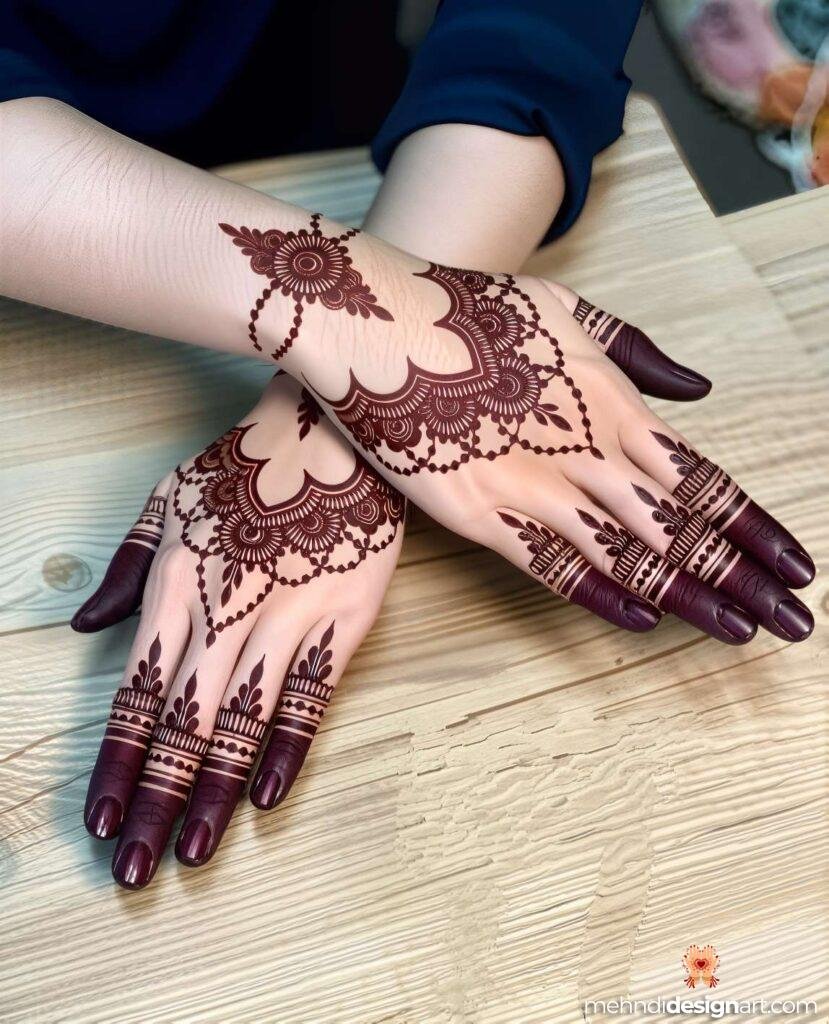 70+ Stylish Mehndi Design Back Hand: Elegant and Trendy Designs 38