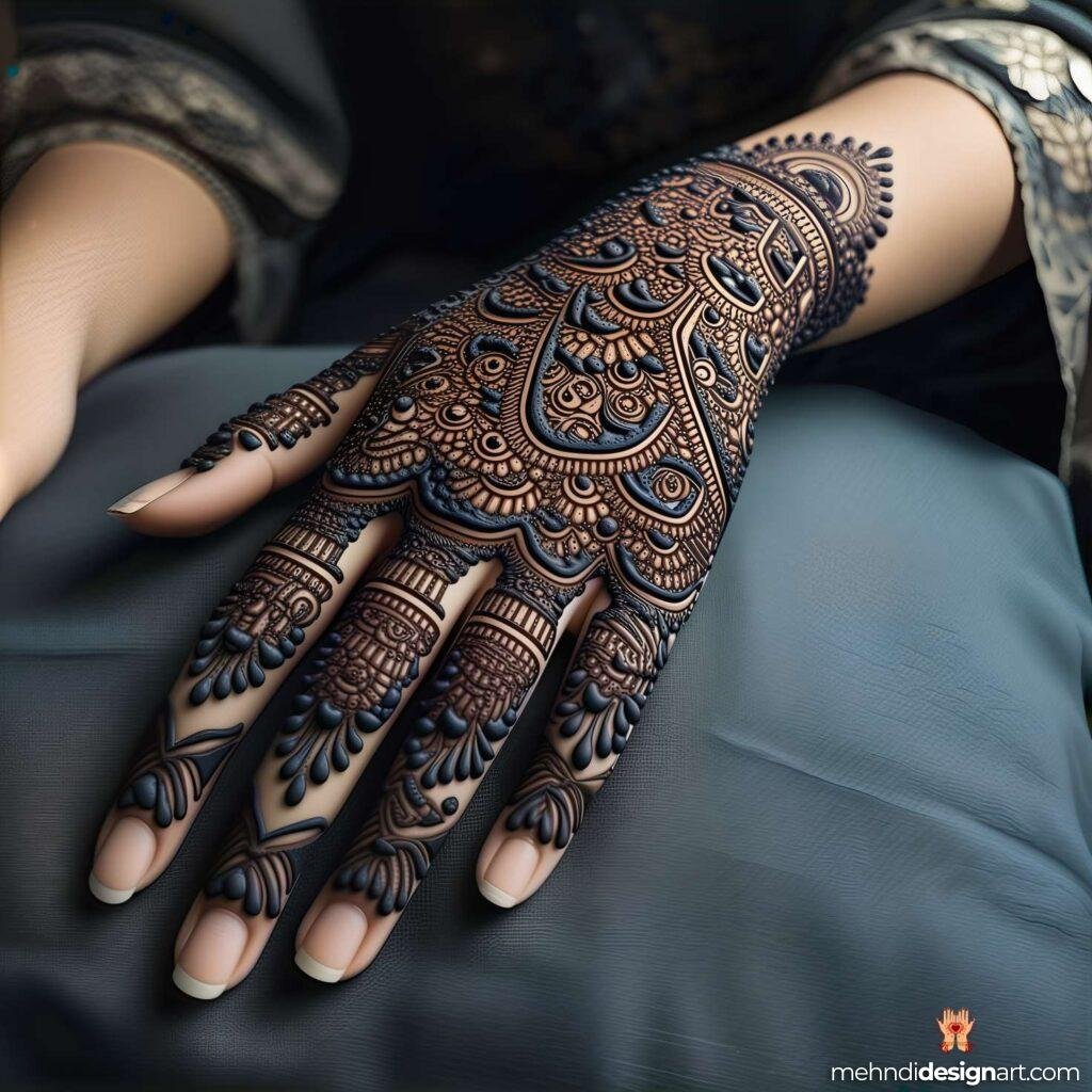 70+ Stylish Mehndi Design Back Hand: Elegant and Trendy Designs 39