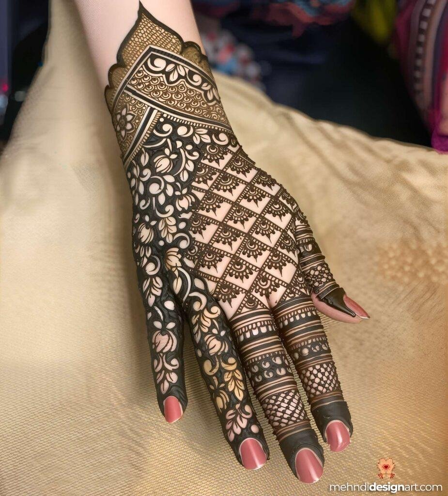 70+ Stylish Mehndi Design Back Hand: Elegant and Trendy Designs 43